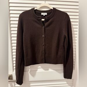 Madewell Dark Brown Cardigan Sweater